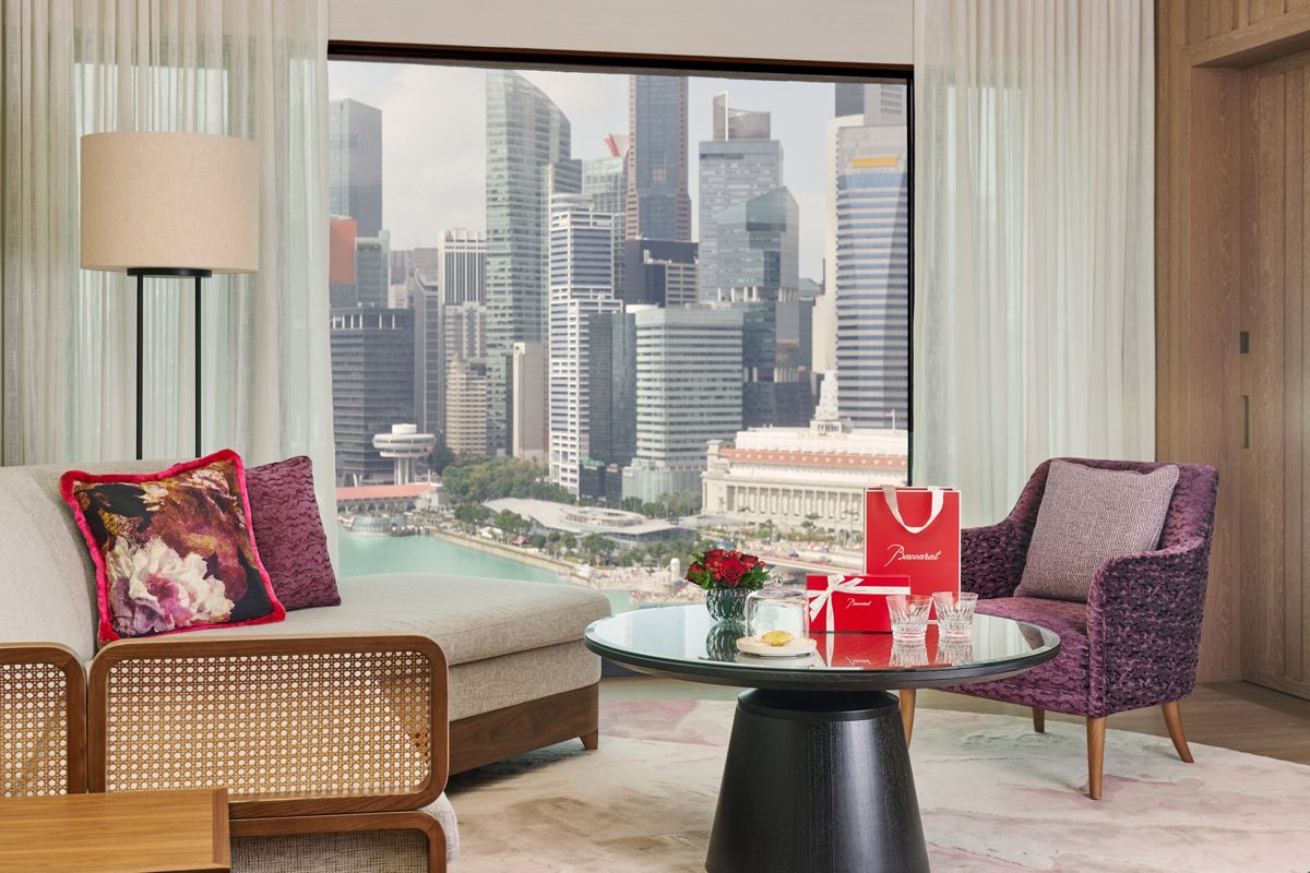 Baccarat x Mandarin Oriental Singapore's Enchanted Suite Moment