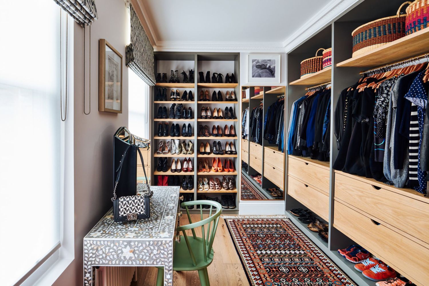 The dressing room was designed by Lara Stone herself (Photo: Ingrid Rasmussen)