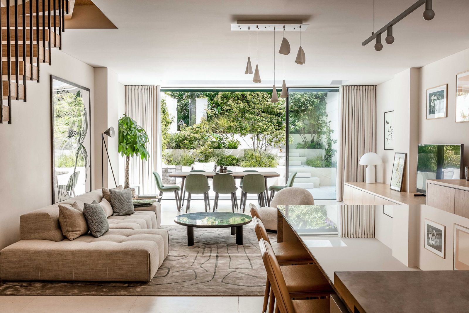 The airy, open-plan residence honours both Japanese minimalism and Scandinavian design (Photo: Taran Wilkhu)
