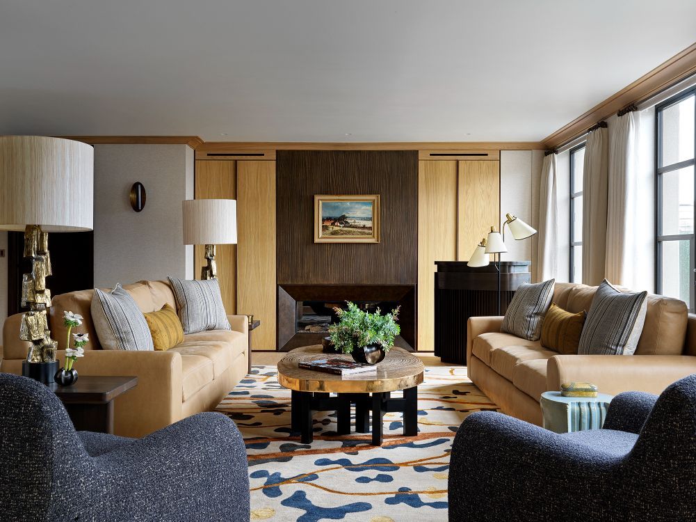 A rich mix of metals paired with a robust yet cosy colour palette (Photo: Simon Brown)