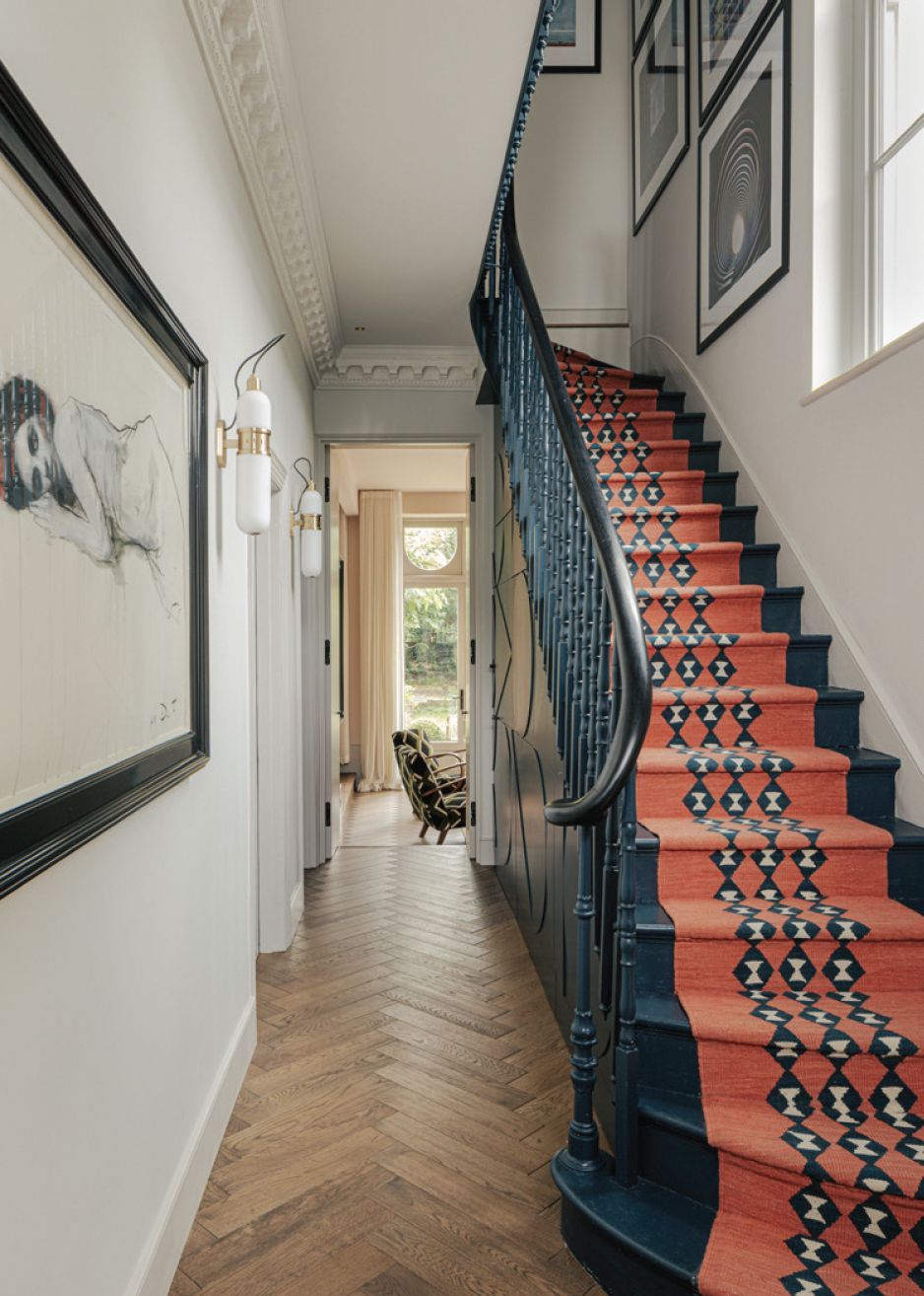Patterned floor panelling through the entrance (Photo: Chris Wharton)