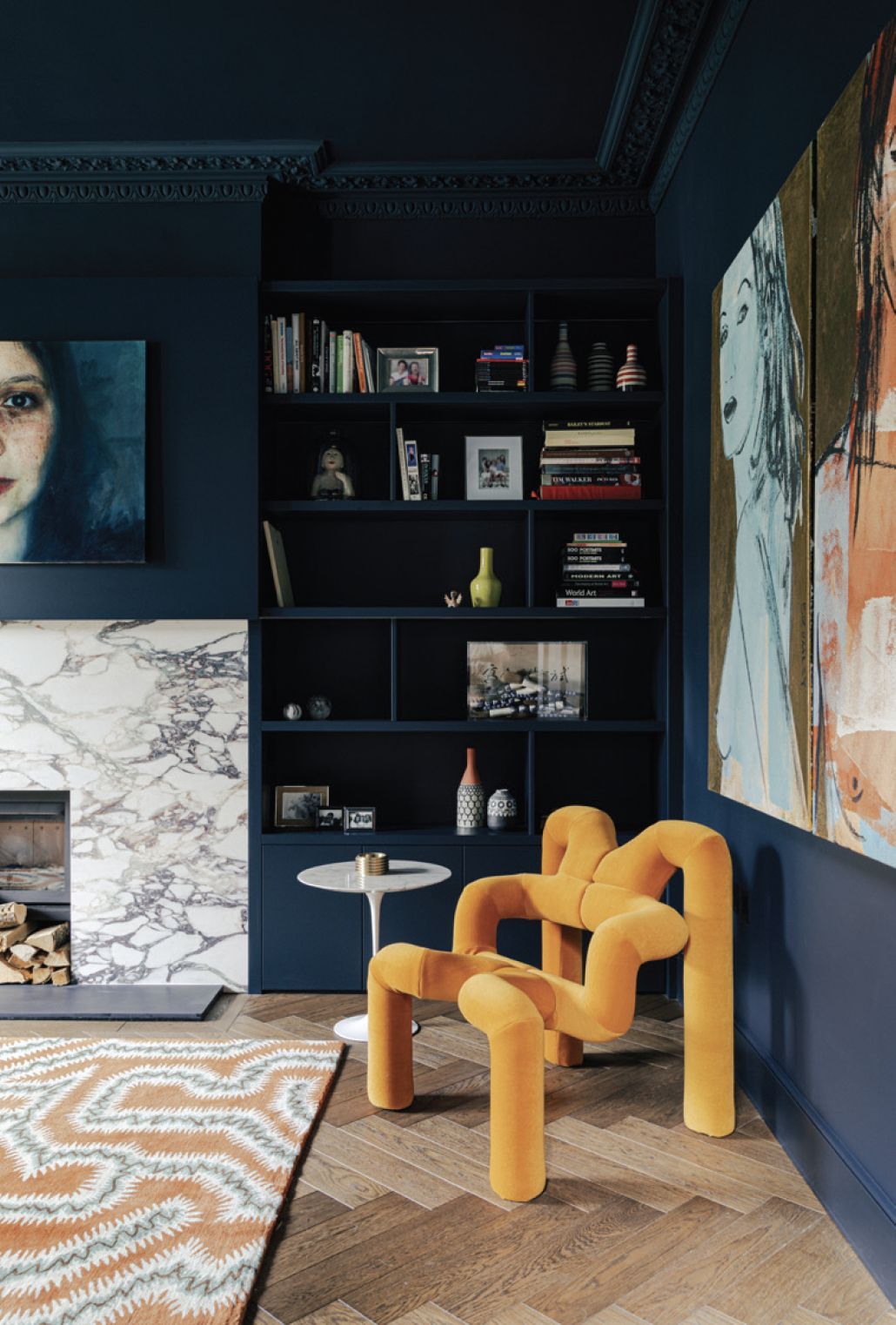 A subdued backdrop for pops of colour to shine (Photo: Chris Wharton)