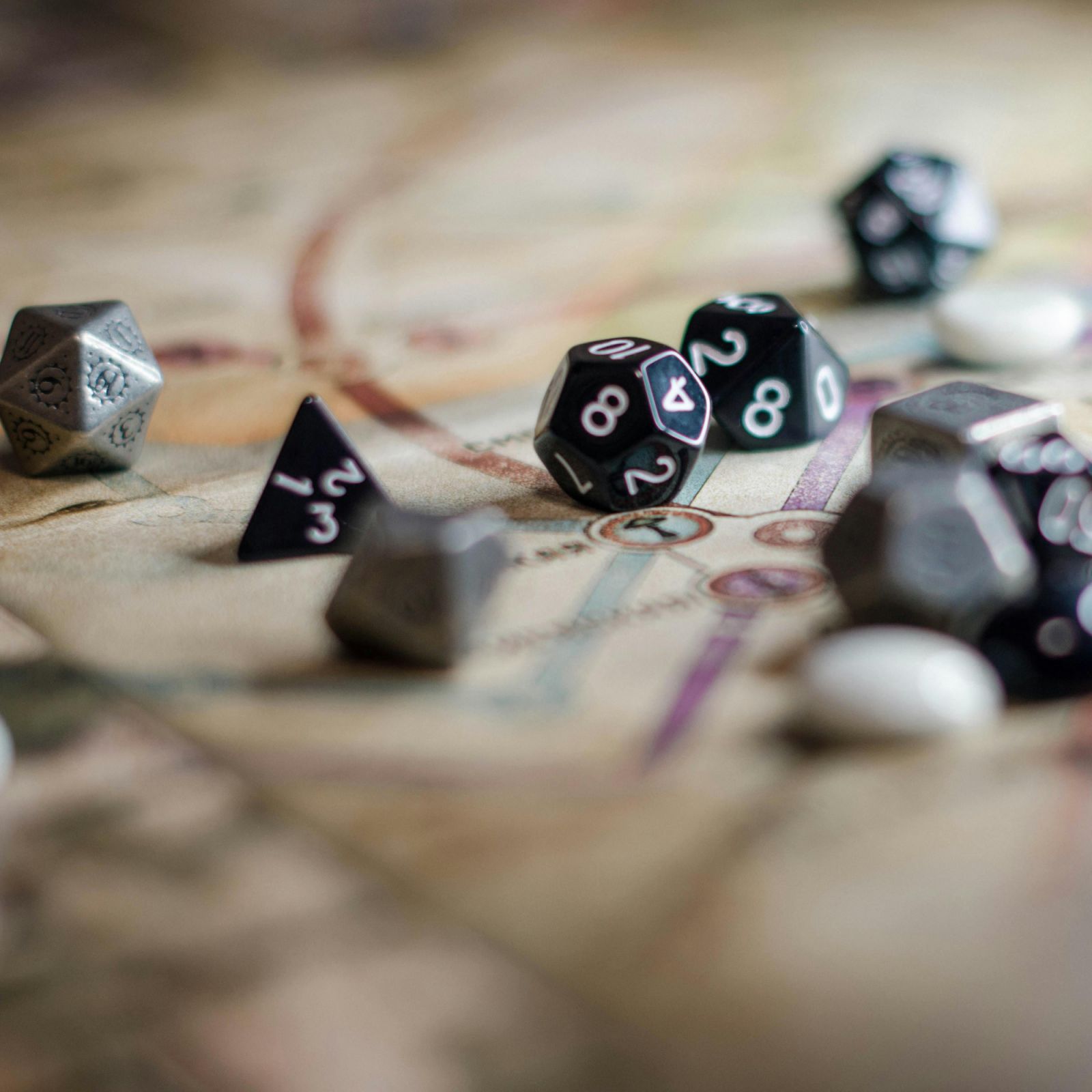 Black Dungeons & Dragons Dice (Photo: Nika Benedictova/Pexels)