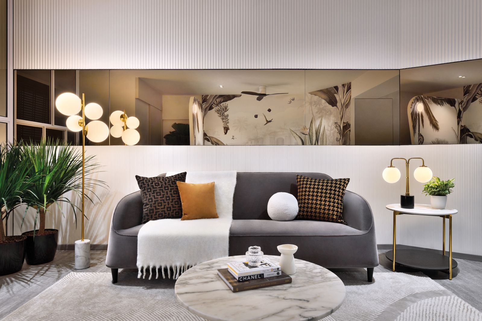 The experiential lab itself is designed as a refined, modern home to demonstrate how Spin fans can seamlessly integrate into and enhance living spaces