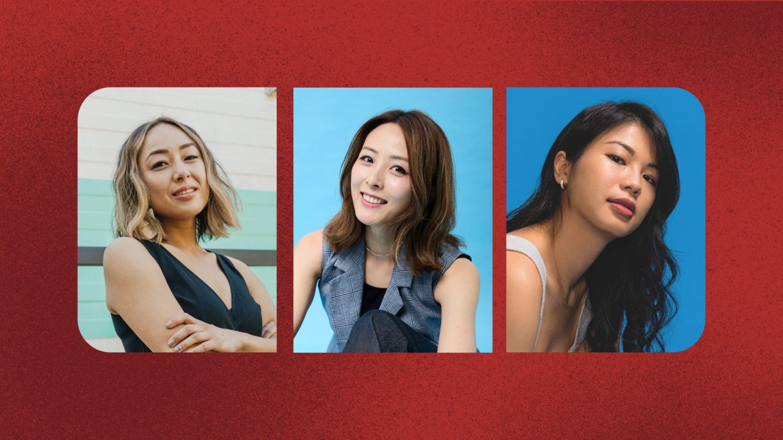 From left: Katherine Lo, Natalie Chow, Sarah Tong