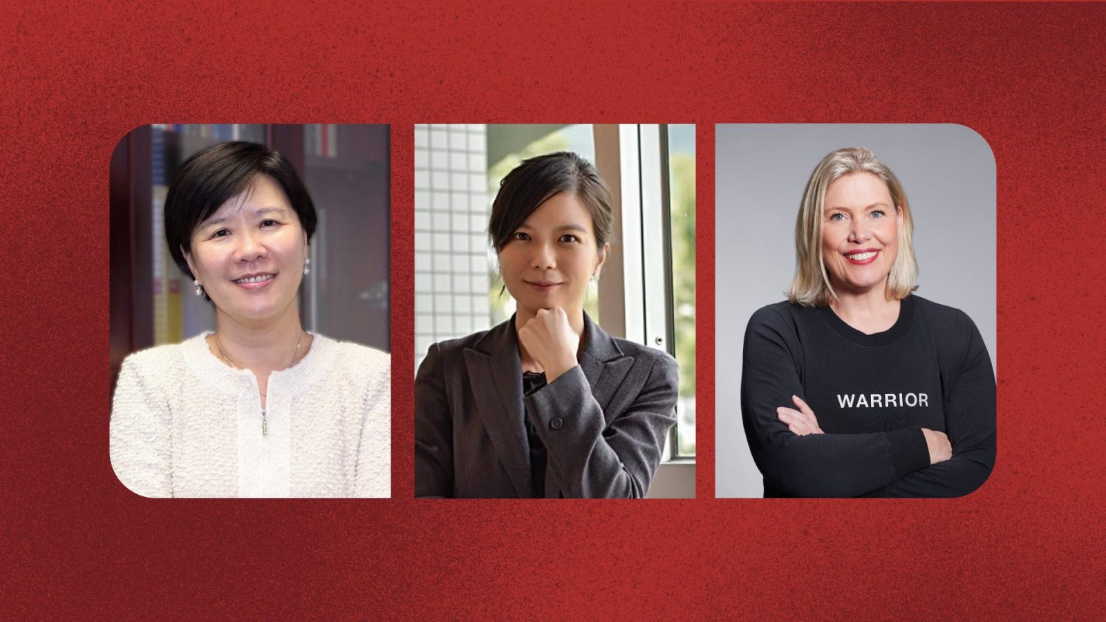 From left: Nancy Ip, Pui-Wah Choi, Maaike Steinebach
