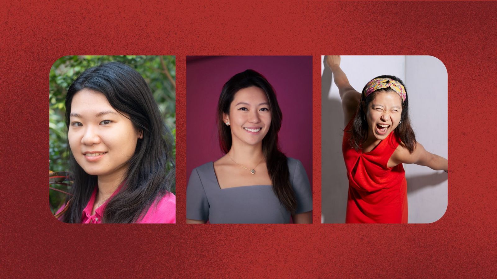 From left: Hazel Zou, Sophiya Chiang, Steph Ng