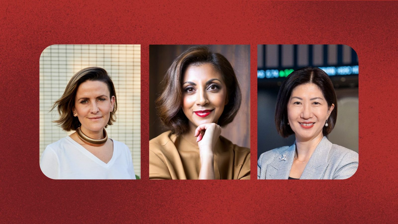From left: Kathryn Weaver, Kirti Lad, Bonnie Y Chan