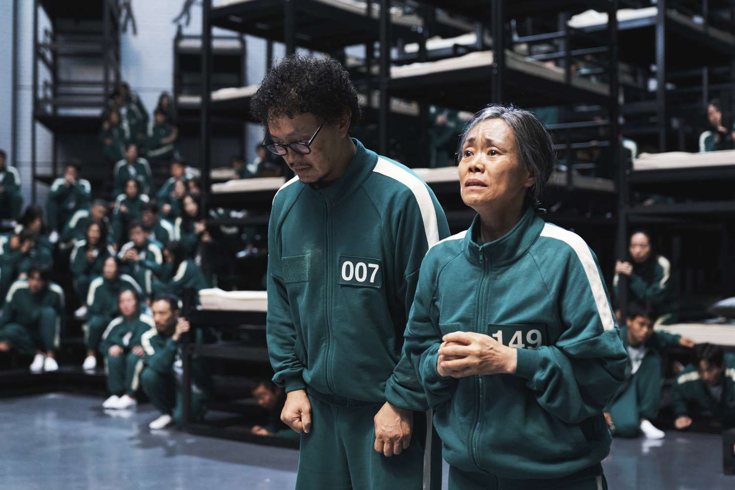 Yang Dong-geun as Park Yong-sik aka Player 007 and Kang Ae-shim as Jang Geum-ja or Player 149 in ‘Squid Game: Season 2’