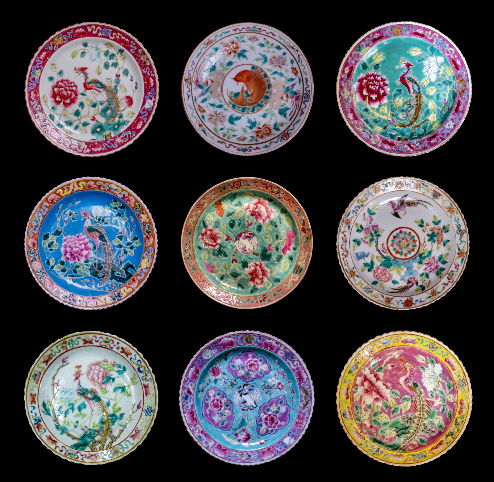A selection of Straits Chinese special order festiveware