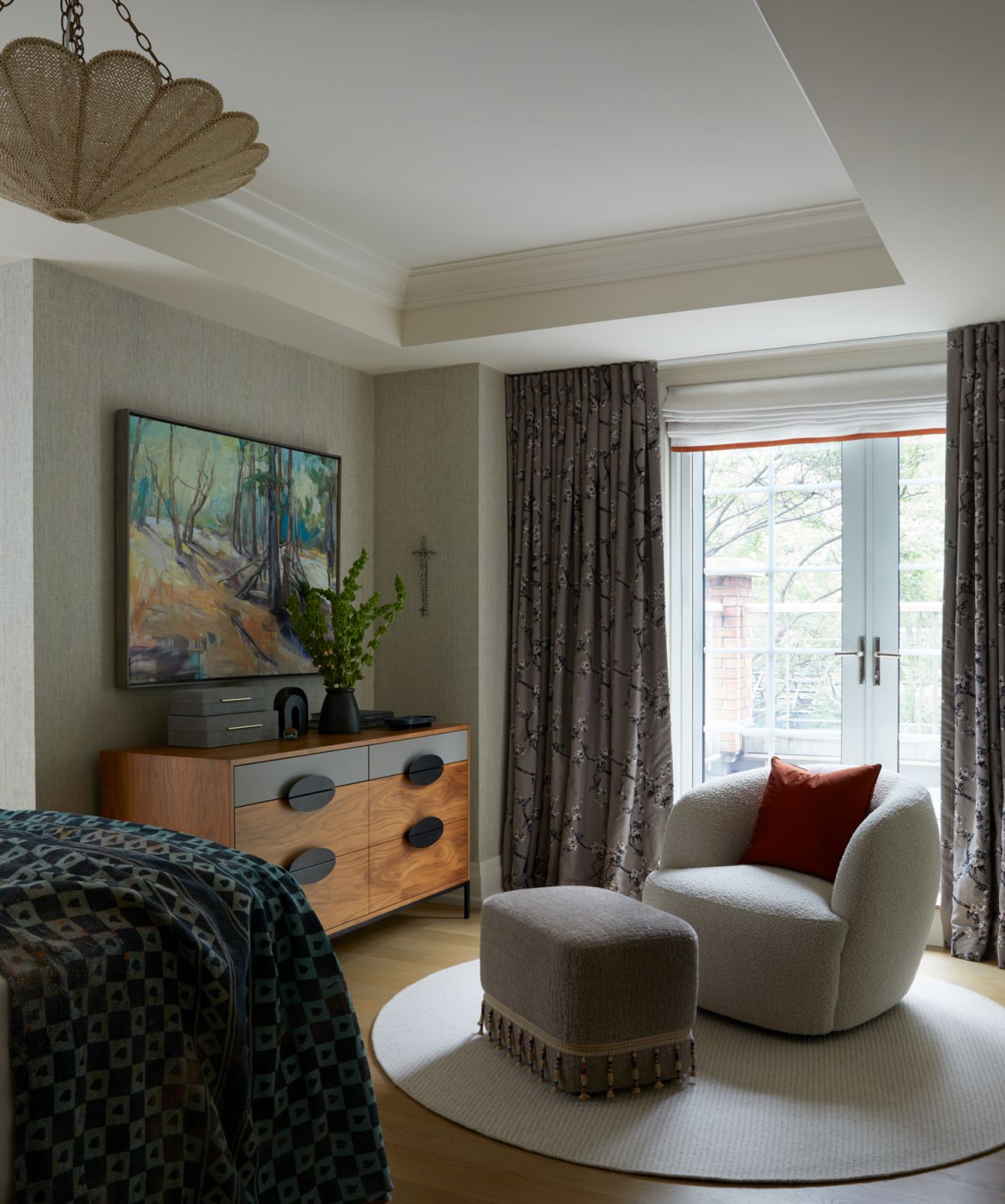 Exploring the soothing hues of the primary suite