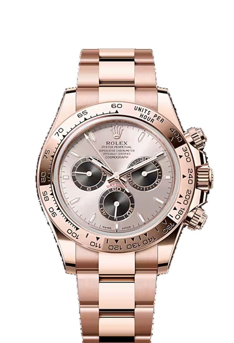 Daytona 126505:(永恆玫瑰金迪) 原價格NTD$1,573 ,000,新價格$1,792 ,500漲幅約14%。+21萬9500