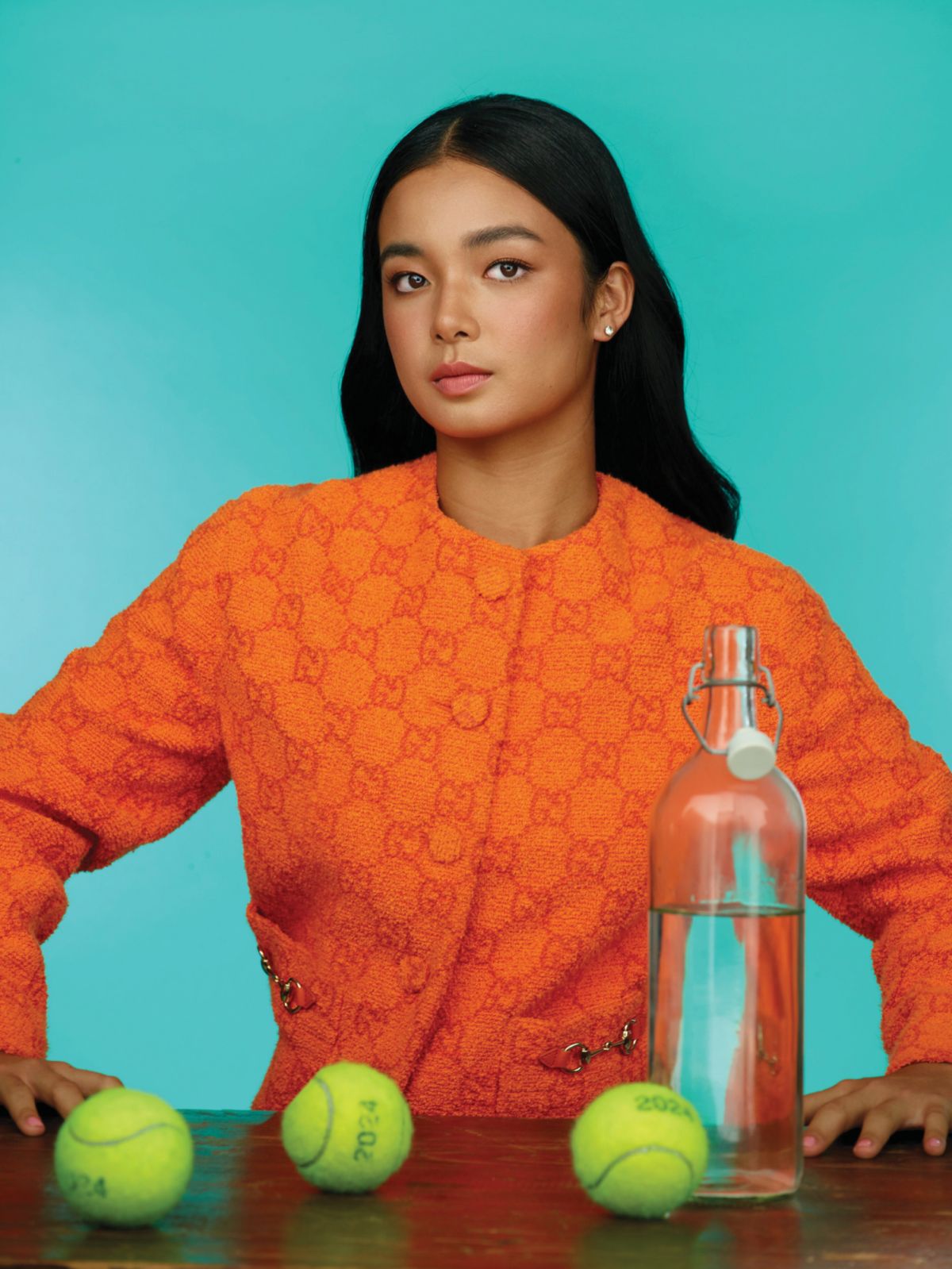 Alex Eala wears a Gucci outfit
