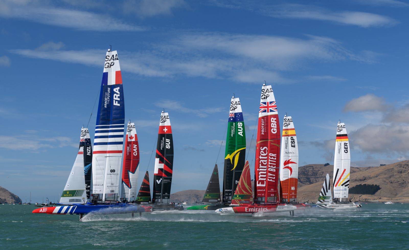 國際帆船大獎賽(SailGP)第四賽季的超強F50雙體船競技 (Photo: Rolex)