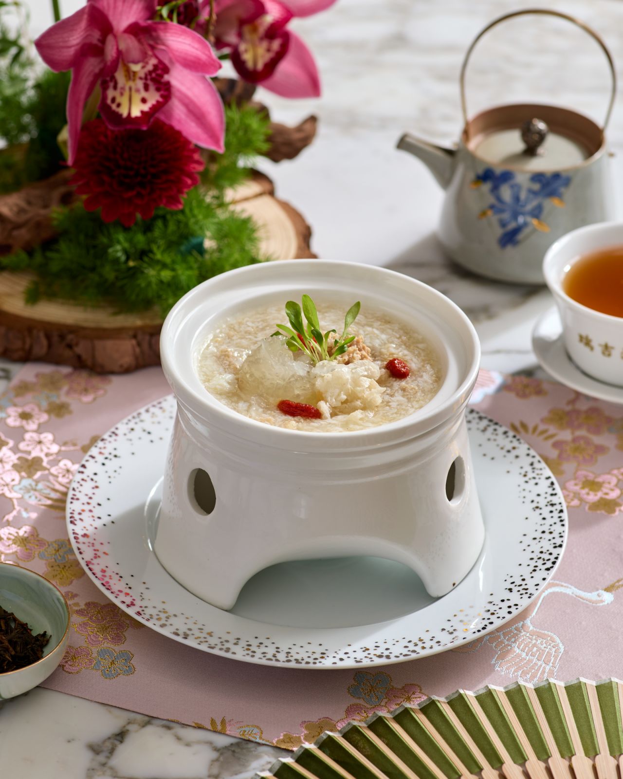 herbal soup in st regis