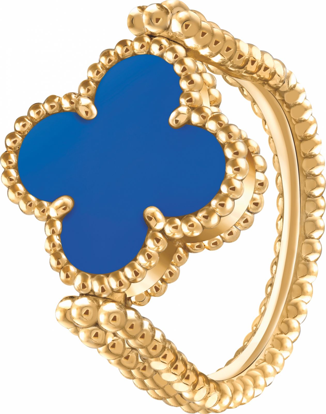 Van Cleef & Arpels Vintage Alhambra雙面翻轉戒指。(Photo: Van Cleef & Arpels)