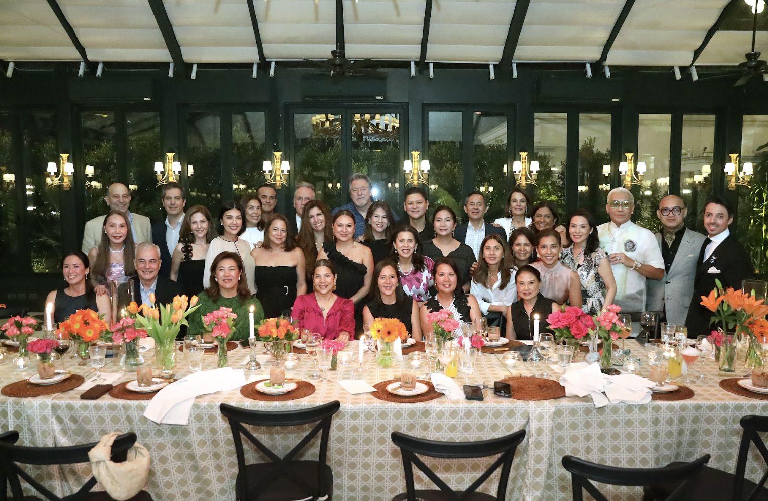 After the tour at Teus  Museum, the guests gathered for a dinner served by Florabel