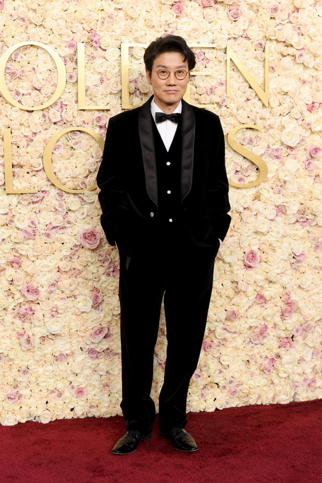 BEVERLY HILLS, CALIFORNIA - JANUARY 05: Hwang Dong-hyuk attends the 82nd Annual Golden Globe Awards at The Beverly Hilton on January 05, 2025 in Beverly Hills, California. (Photo by Amy Sussman/Getty Images)