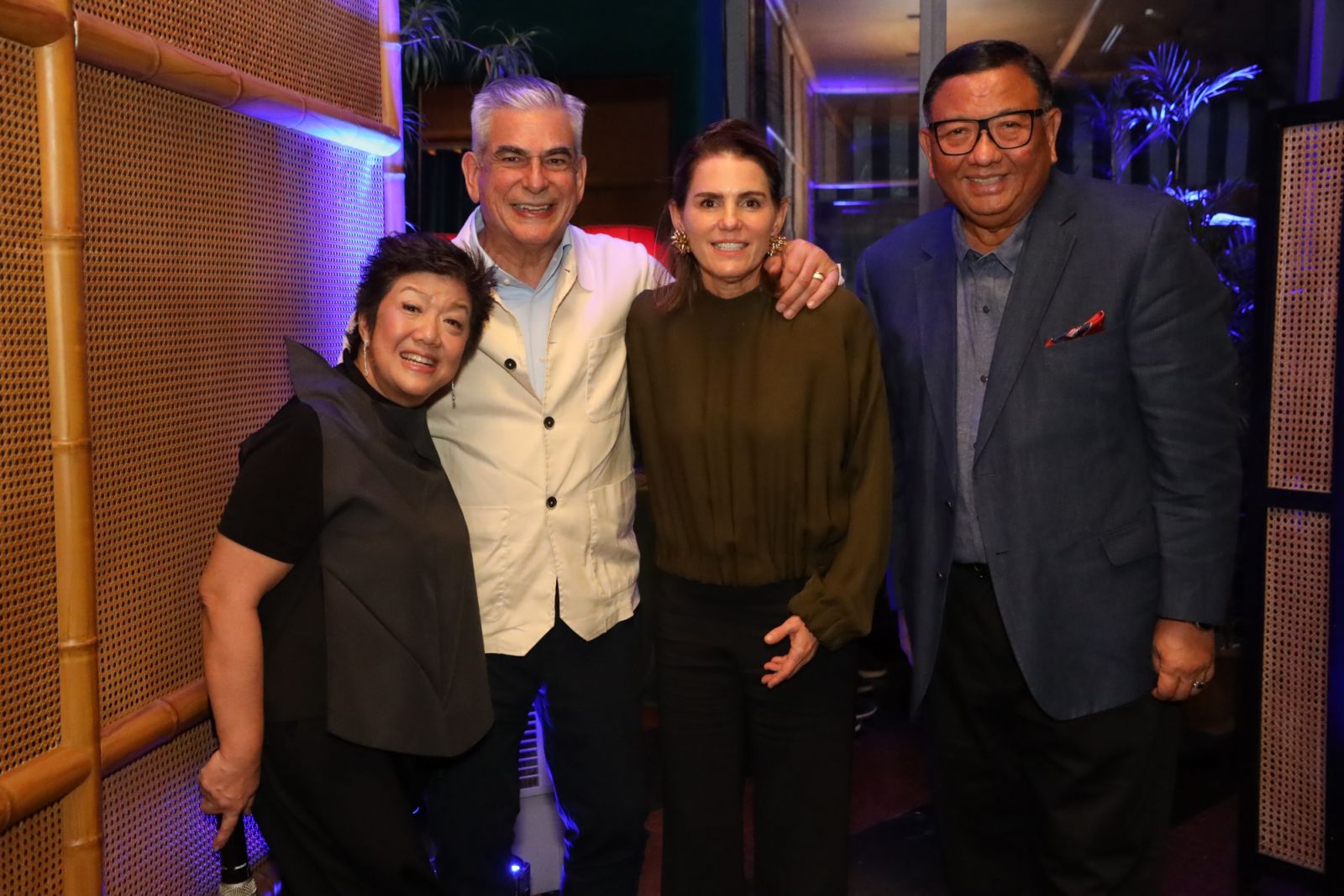Maja Olivares-Co, Jaime Augusto Zóbel de Ayala, Lizzie Zóbel de Ayala and Rene Almendras