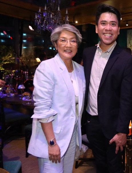 Irene Marcos-Araneta and Michael Mark Guevarra