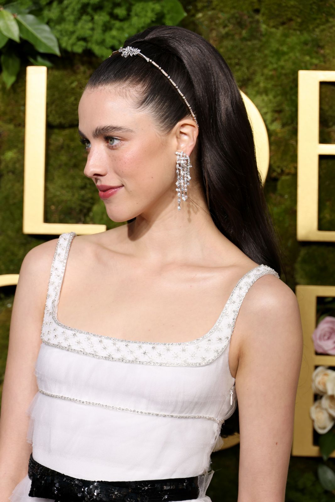 Margaret Qualley wore Chanel (Photo: courtesy of Kevin Mazur/Getty Images)