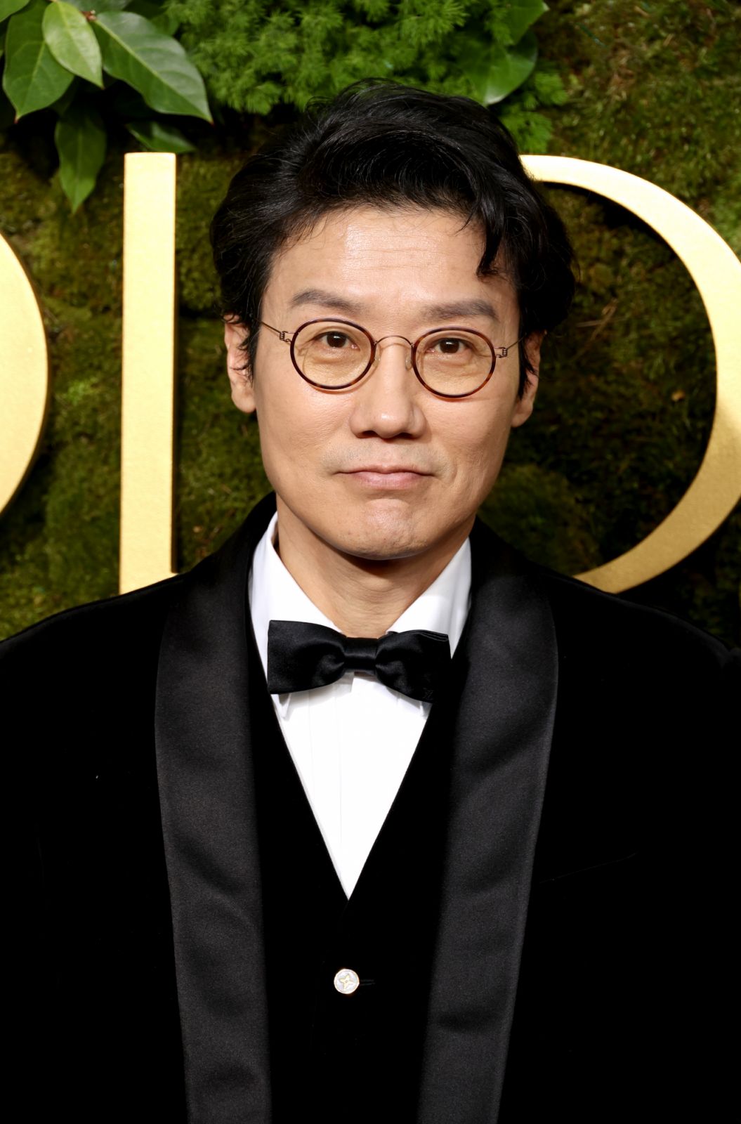 BEVERLY HILLS, CALIFORNIA - JANUARY 05: Hwang Dong-hyuk attends the 82nd Annual Golden Globe Awards at The Beverly Hilton on January 05, 2025 in Beverly Hills, California. (Photo by Kevin Mazur/Getty Images)