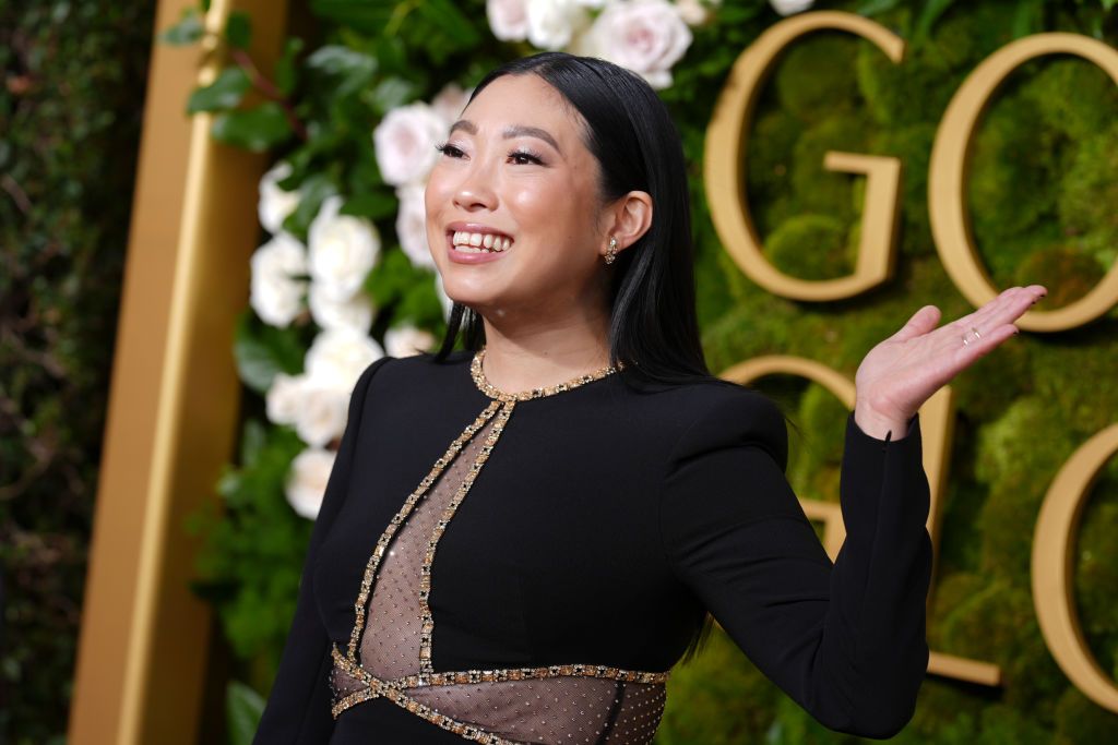 Awkwafina during the 82nd Annual Golden Globes held at The Beverly Hilton on January 05, 2025 in Beverly Hills, California. (Photo by John Nacion/GG2025/Penske Media via Getty Images)