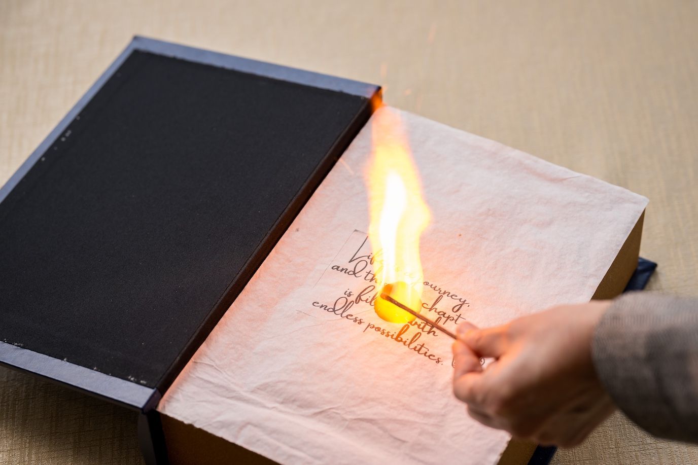 Forbidden roll is served in a book