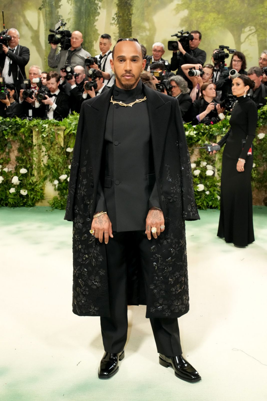 Lewis Hamilton attends the 2024 Met Gala Celebrating "Sleeping Beauties: Reawakening Fashion" at The Metropolitan Museum of Art (Photo: Getty Images)