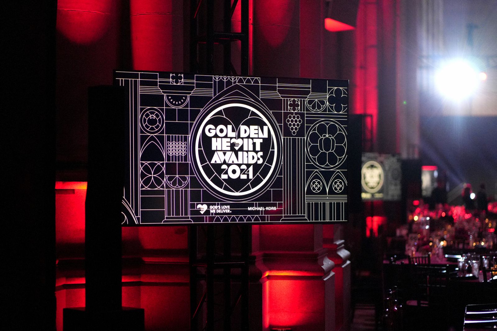 NEW YORK, NEW YORK - OCTOBER 21: Atmosphere at The Golden Heart Awards benefiting God's Love We Deliver at The Cathedral Church of St. John the Divine on October 21, 2024 in New York City. (Photo by Sean Zanni/Patrick McMullan via Getty Images)