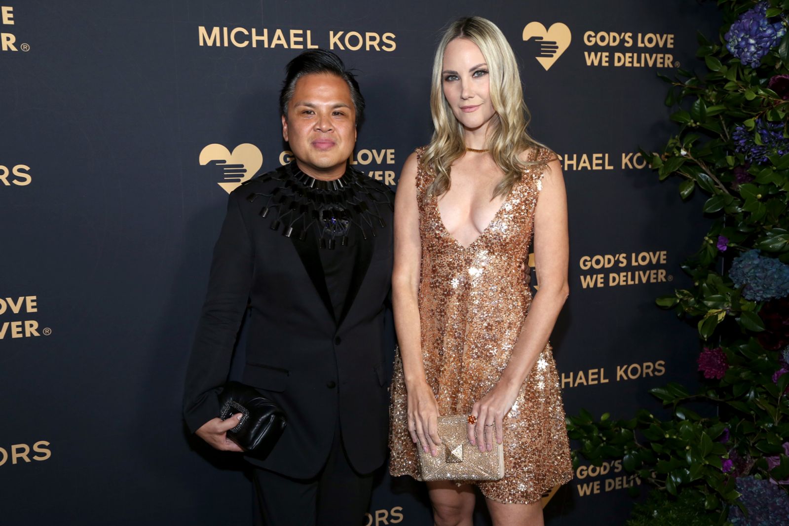 NEW YORK, NEW YORK - OCTOBER 21: (L-R) PJ Pascual and Elizabeth Kurpis attend The Golden Heart Awards benefiting God's Love We Deliver at The Cathedral Church of St. John the Divine on October 21, 2024 in New York City. (Photo by Sylvain Gaboury/Patrick McMullan via Getty Images)