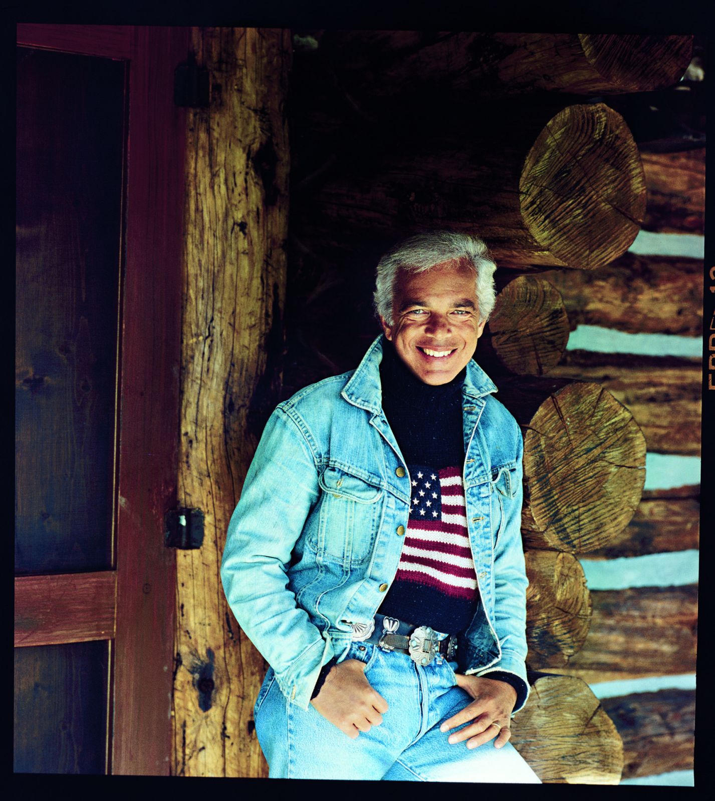 Young Ralph Lauren wearing denim jacket (photo courtesy of Ralph Lauren)