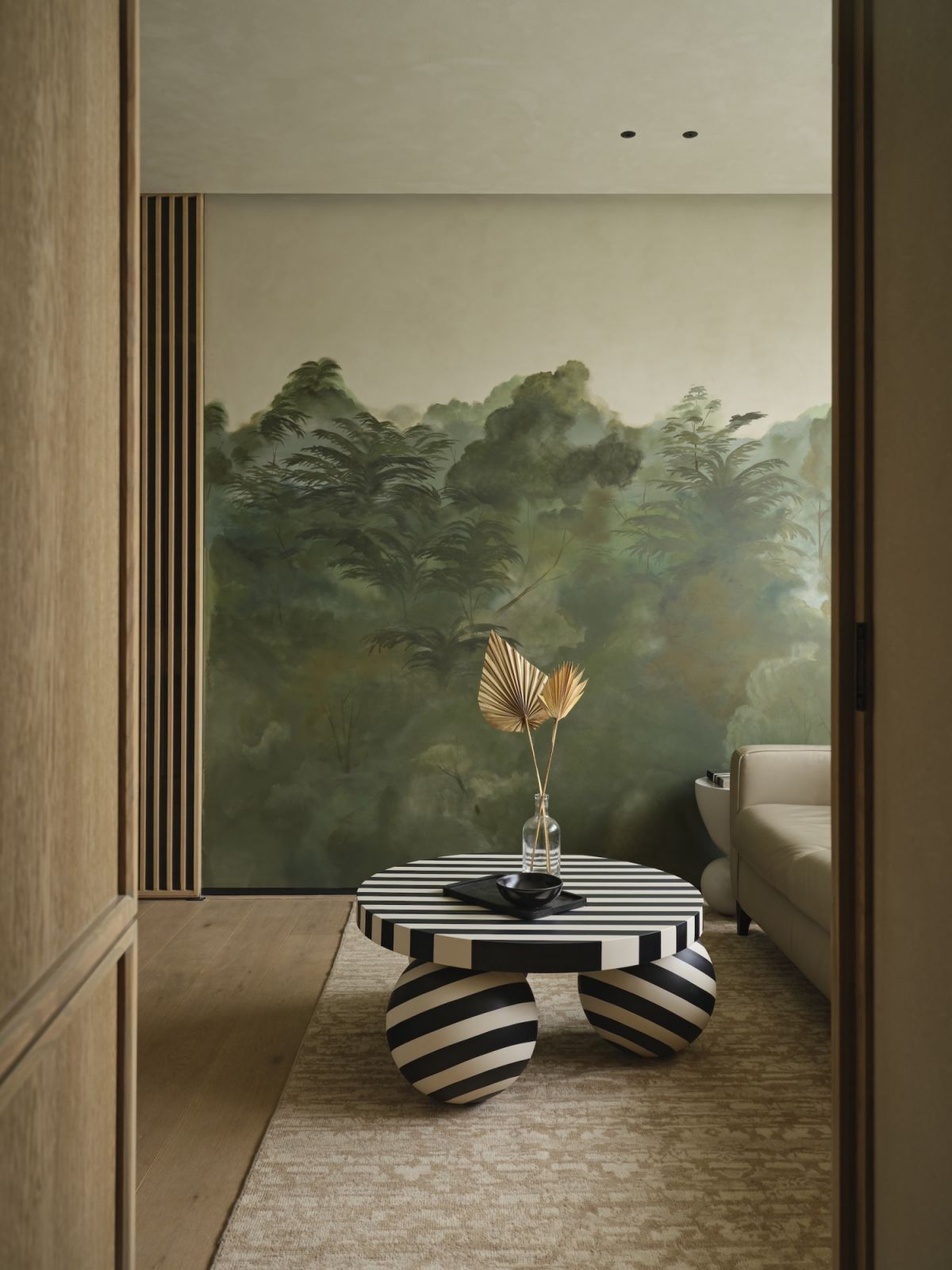 Wall murals act as artistic backgrounds for Open Atelier (Photo: Open Atelier)