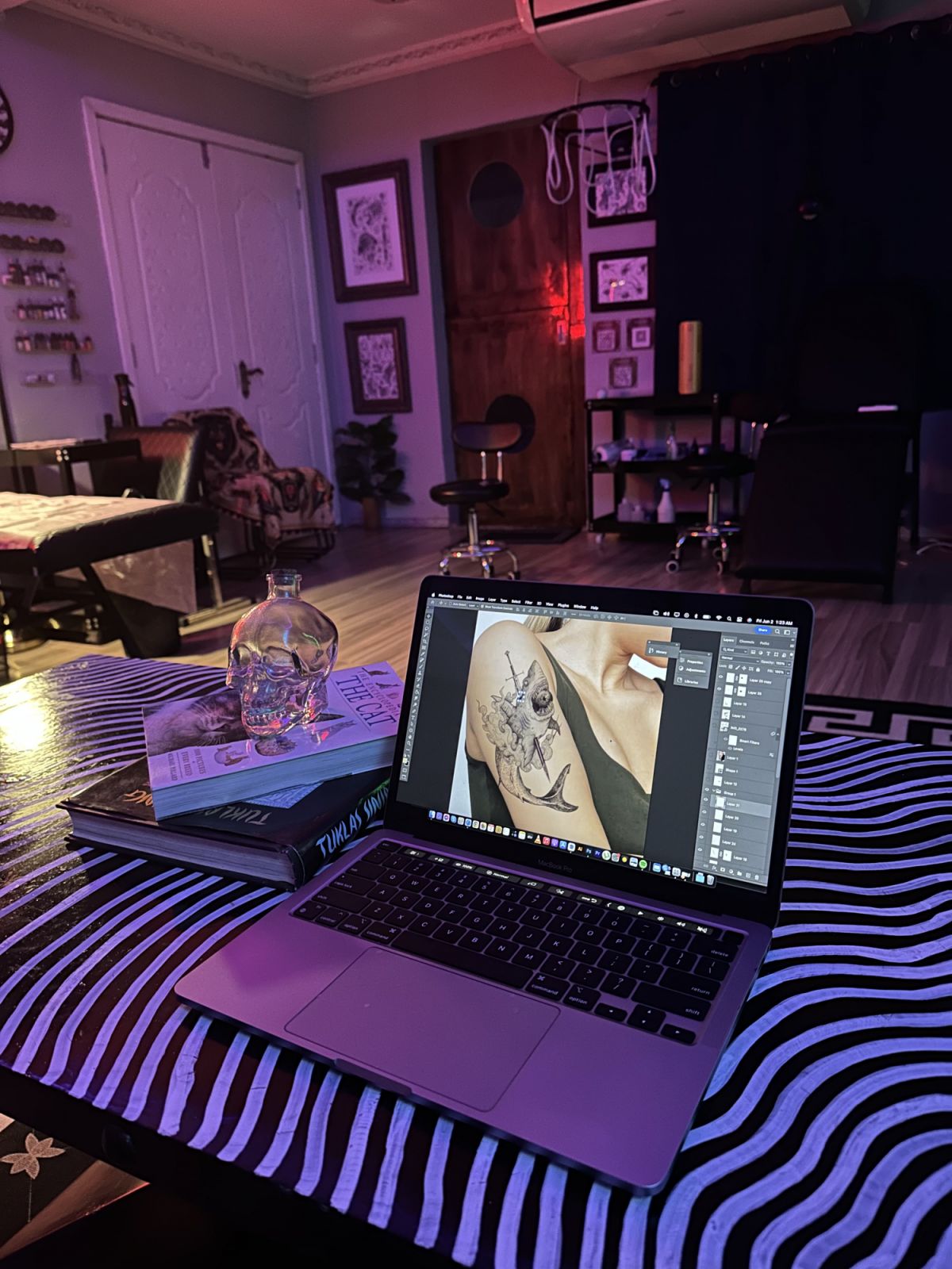 Inside 9Lives Tattoo Studio (Photo: Jezreel Noel)