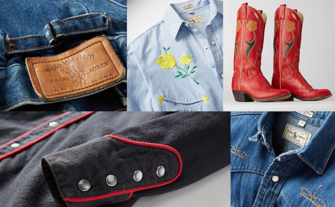Bộ sưu tập “Polo Western” mang phong cách cao bồi. (Ảnh: Ralph Lauren)