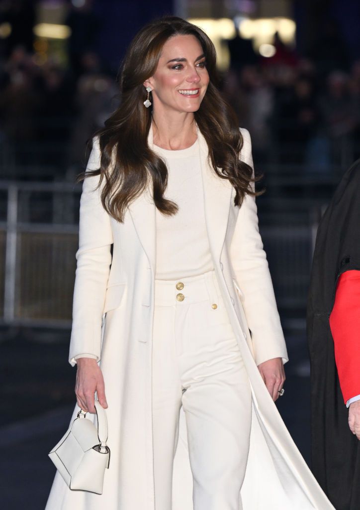 LONDON, ENGLAND - DECEMBER 08: Catherine, Princess of Wales attends The "Together At Christmas" Carol Service at Westminster Abbey on December 08, 2023 in London, England. (Photo by Karwai Tang/WireImage)
