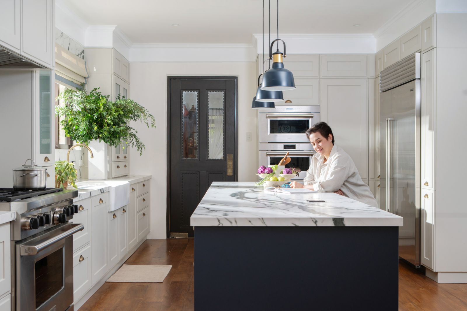 Salonga in her newly renovated kitchen (Photo: courtesy of Sub-Zero and Wolf)