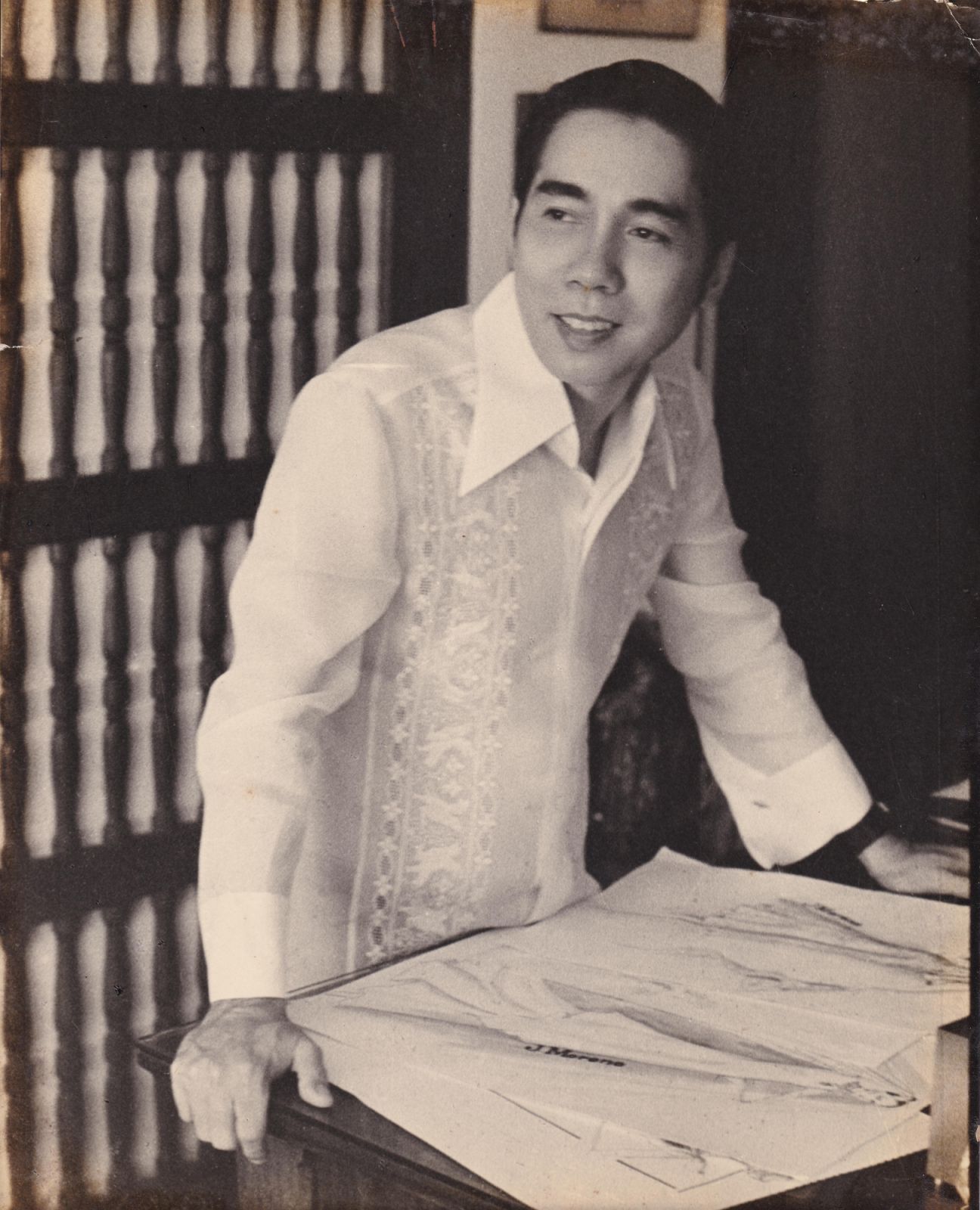 A portrait of Filipino couturier Pitoy Moreno (Photo: Courtesy of Pitoy Moreno Archives)