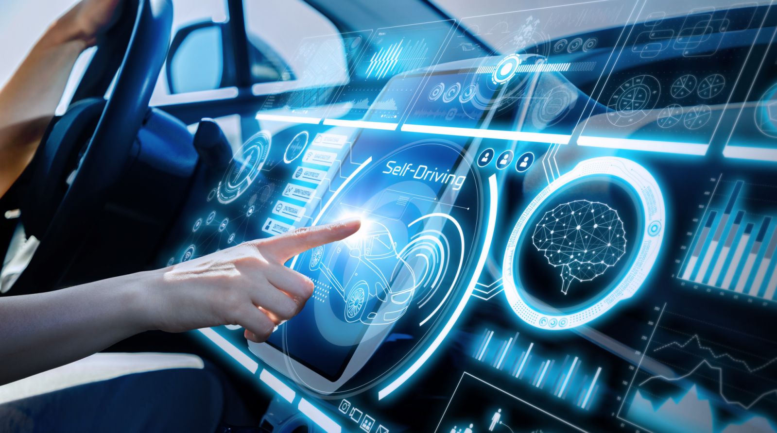 AI สามารถช่วยให้ระบบขนส่งเป็นมิตรต่อโลกมากขึ้นในหลายๆ ด้าน เช่น รถยนต์ไฟฟ้าที่มีระบบนำทาง ซึ่งช่วยให้ถึงที่หมายเร็วขึ้น ประหยัดพลังงาน และลดมลภาวะ (ภาพ: Getty images)