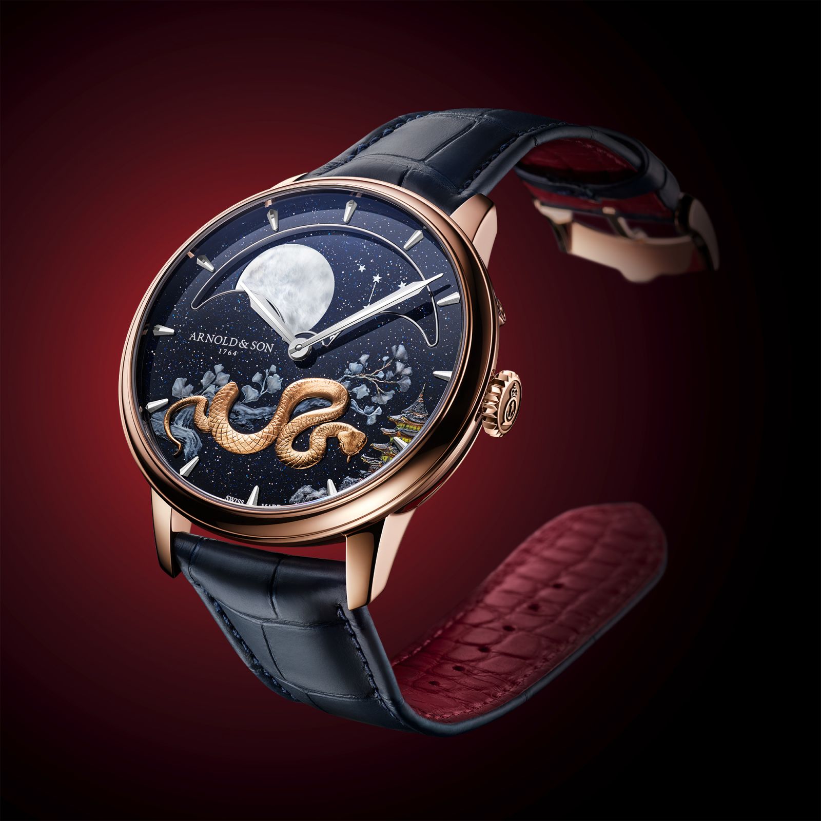Arnold & Son Perpetual Moon 41.5 “Year of the Snake”