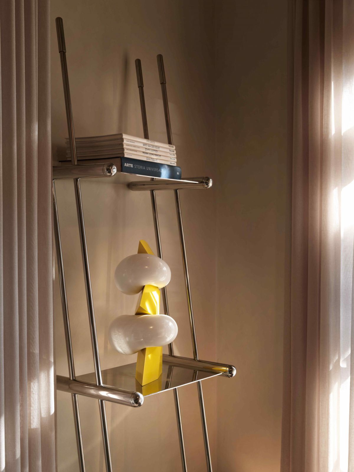 Minimalist custom-designed shelving by escapefromsofa