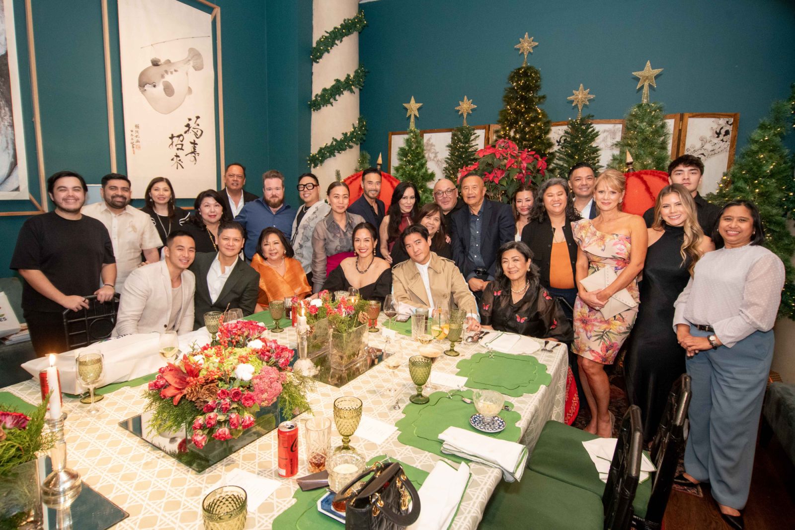 Filipino-American celebrities, film industry leaders, cultural advocates along with distinguished members of Tatler Philippines and Tourism Promotions Board of the Department of Tourism (Photo: Kevin Prudon)