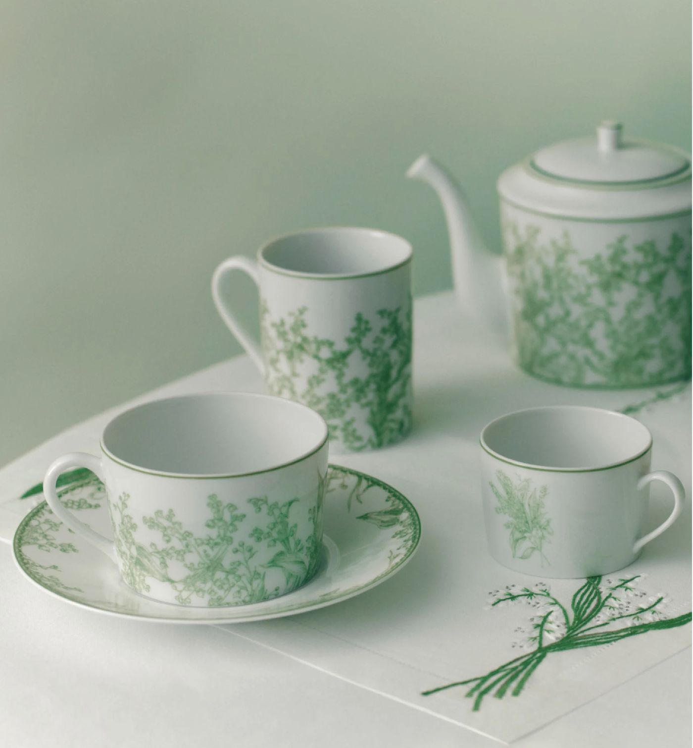 Lily of the Valley Porcelain Set (Photo: Dior Website)