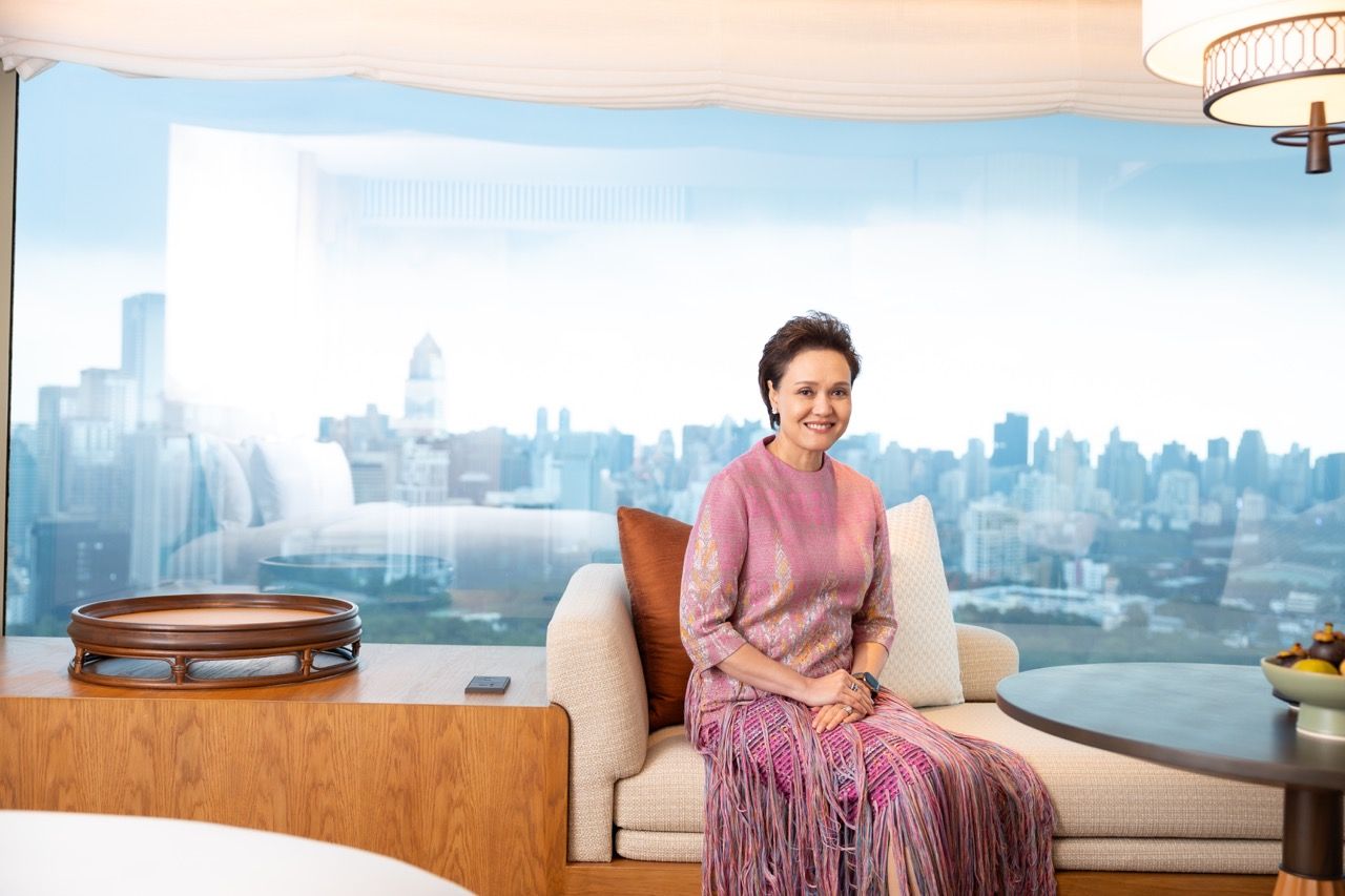 ศุภจี สุธรรมพันธุ์ ประธานเจ้าหน้าที่บริหารกลุ่ม บริษัท ดุสิตธานี จำกัด (มหาชน) (ภาพ: Worapon Teerawatvijit)