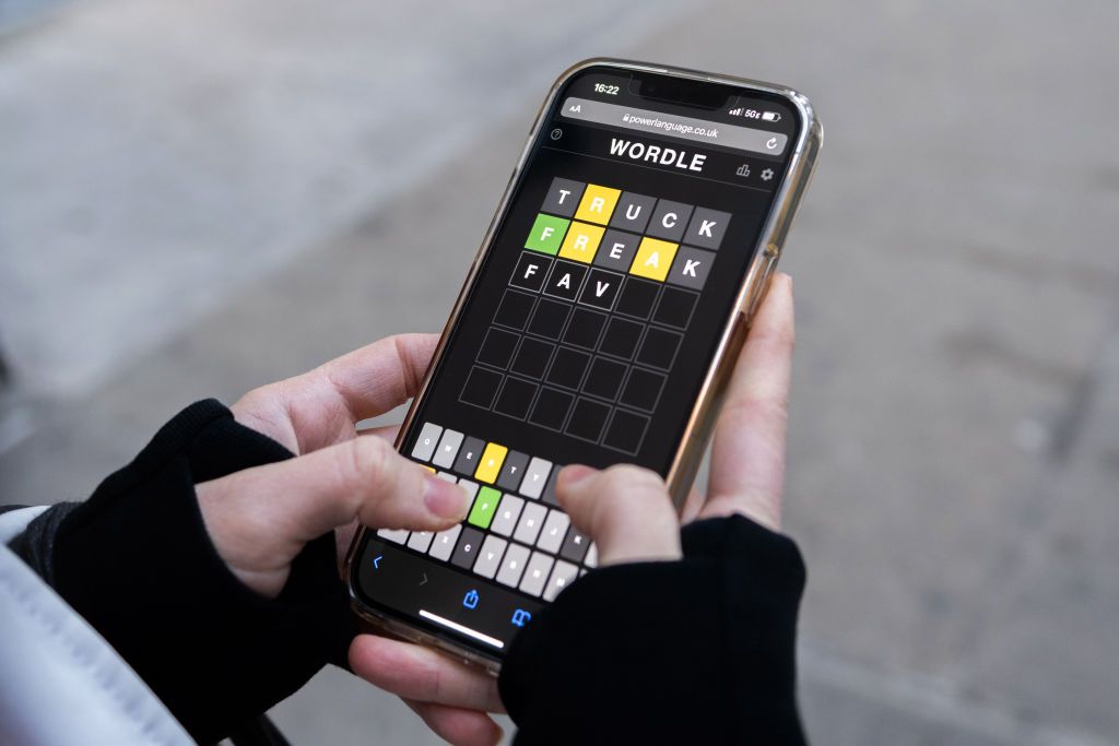 Created by Josh Wardle, Wordle (which is a play on his name), is a five- letter word guessing game that gives the user six tries to guess the word correctly (Photo by Alexi Rosenfeld/Getty Images)