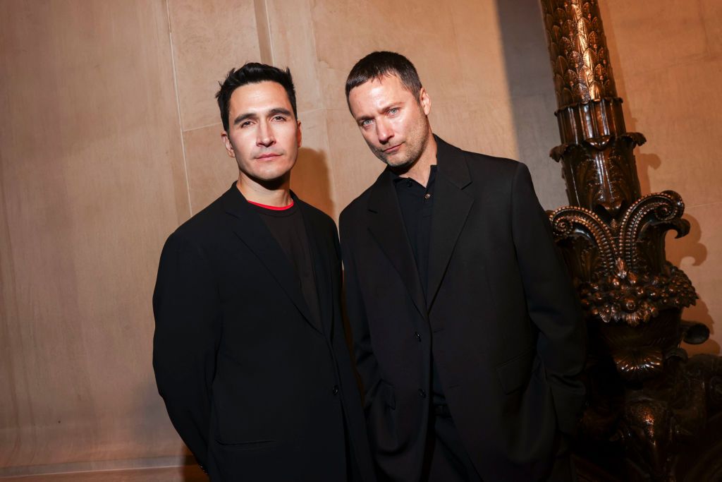 Jack McCollough, Lazaro Hernandez at the 2024 CFDA Fashion Awards held at the American Museum of Natural History on October 28, 2024 in New York, New York. (Photo by Lexie Moreland/WWD via Getty Images)