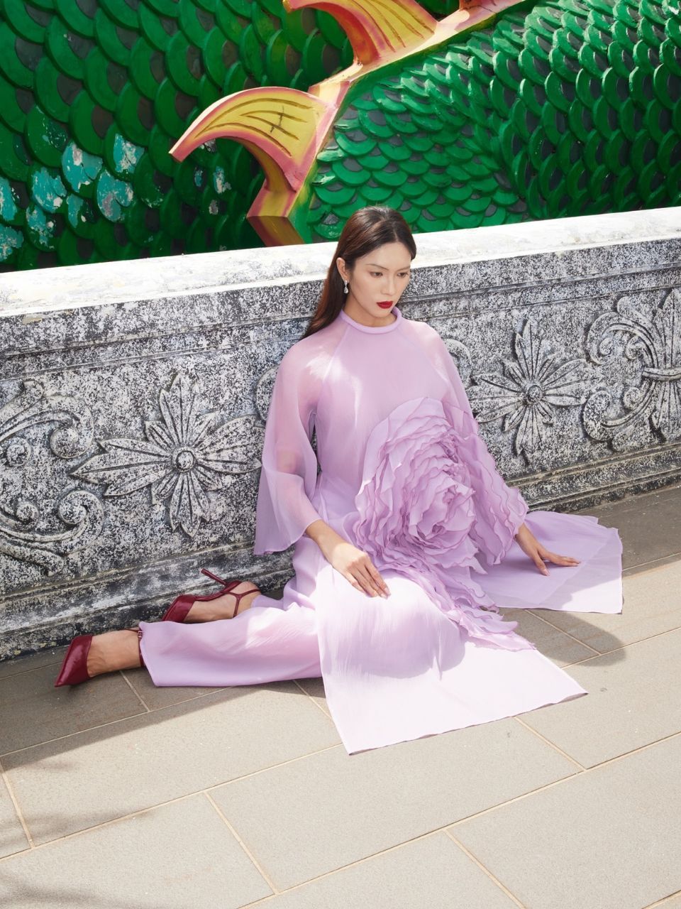 áo dài nữ Tết 2