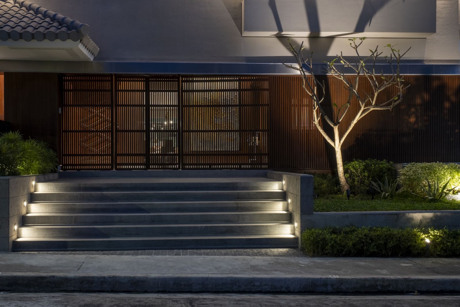 The entry to the home