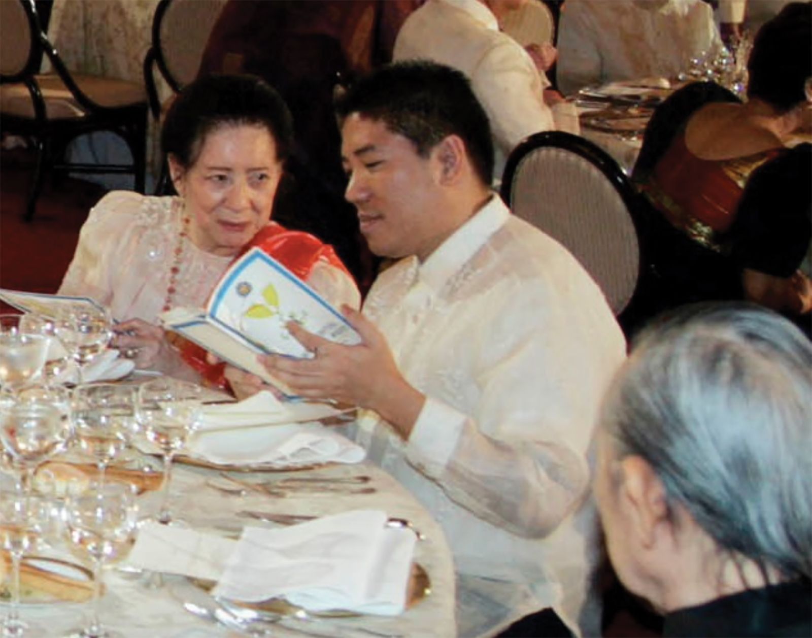 Anita Magsaysay-Ho and Ambeth Ocampo (Photo: Courtesy of Ambeth Ocampo)