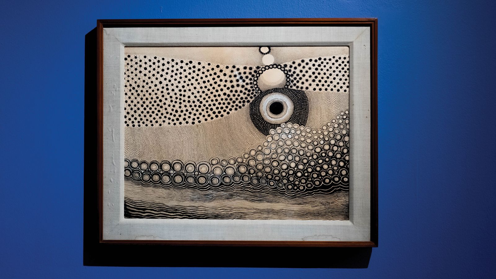 Nena Saguil’s
‘Untitled’, 1972, black ink on paper, from a private collection (Photo: Courtesy of the Metropolitan Museum of Manila)